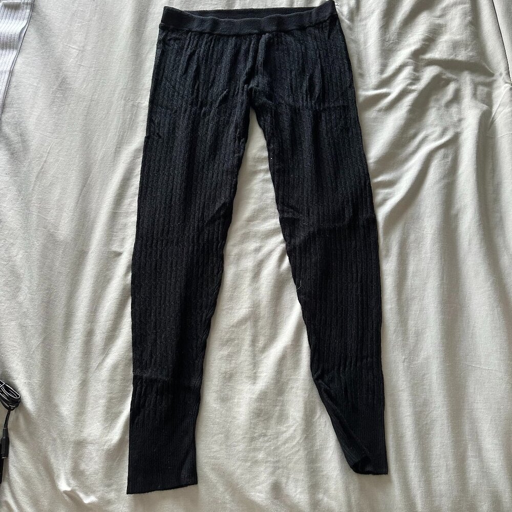 DEX low cut cloth leggings Size XL, Black